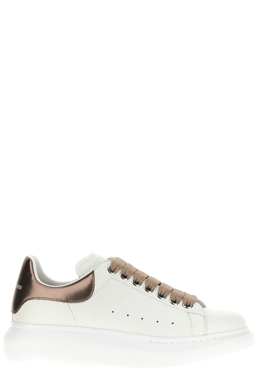 ALEXANDER MCQUEEN Oversized Luxe Leather Sneakers