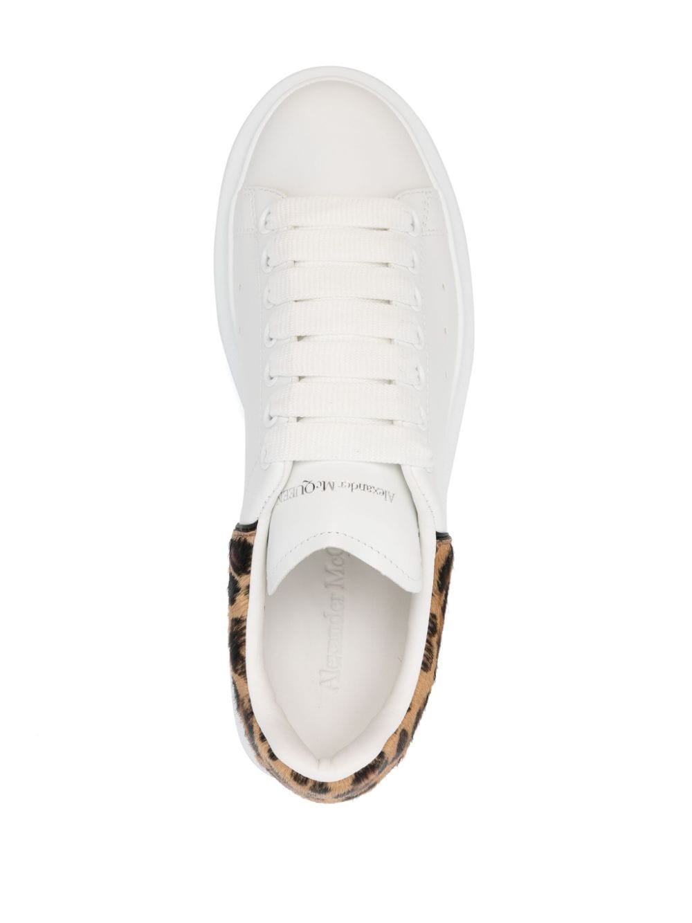 ALEXANDER MCQUEEN Leather Panelled Round Toe Sneakers for Women