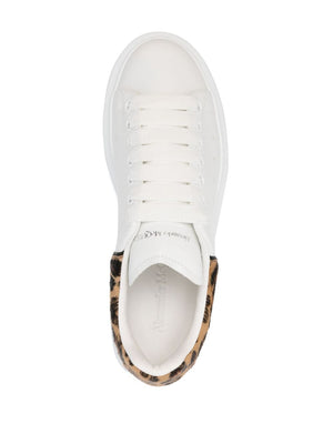 ALEXANDER MCQUEEN Leather Panelled Round Toe Sneakers for Women