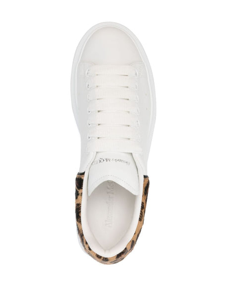 ALEXANDER MCQUEEN Leather Panelled Round Toe Sneakers for Women