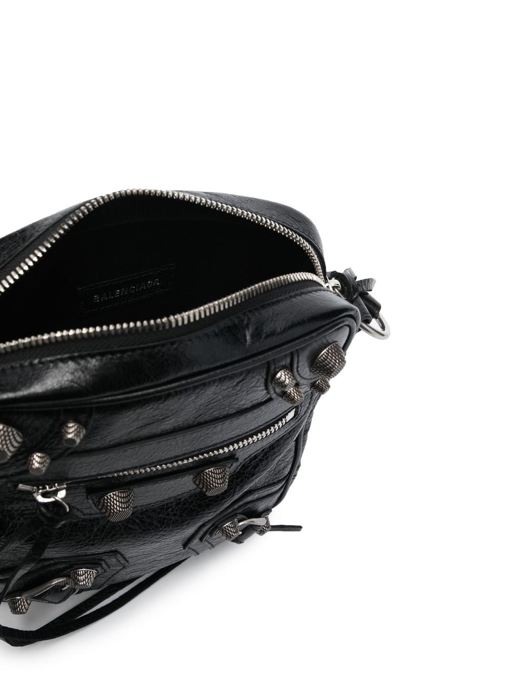 Men's Studded Leather Crossbody Bag