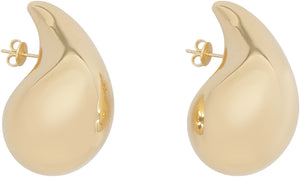 BOTTEGA VENETA Glamorous Oversized Brass Drop Earrings