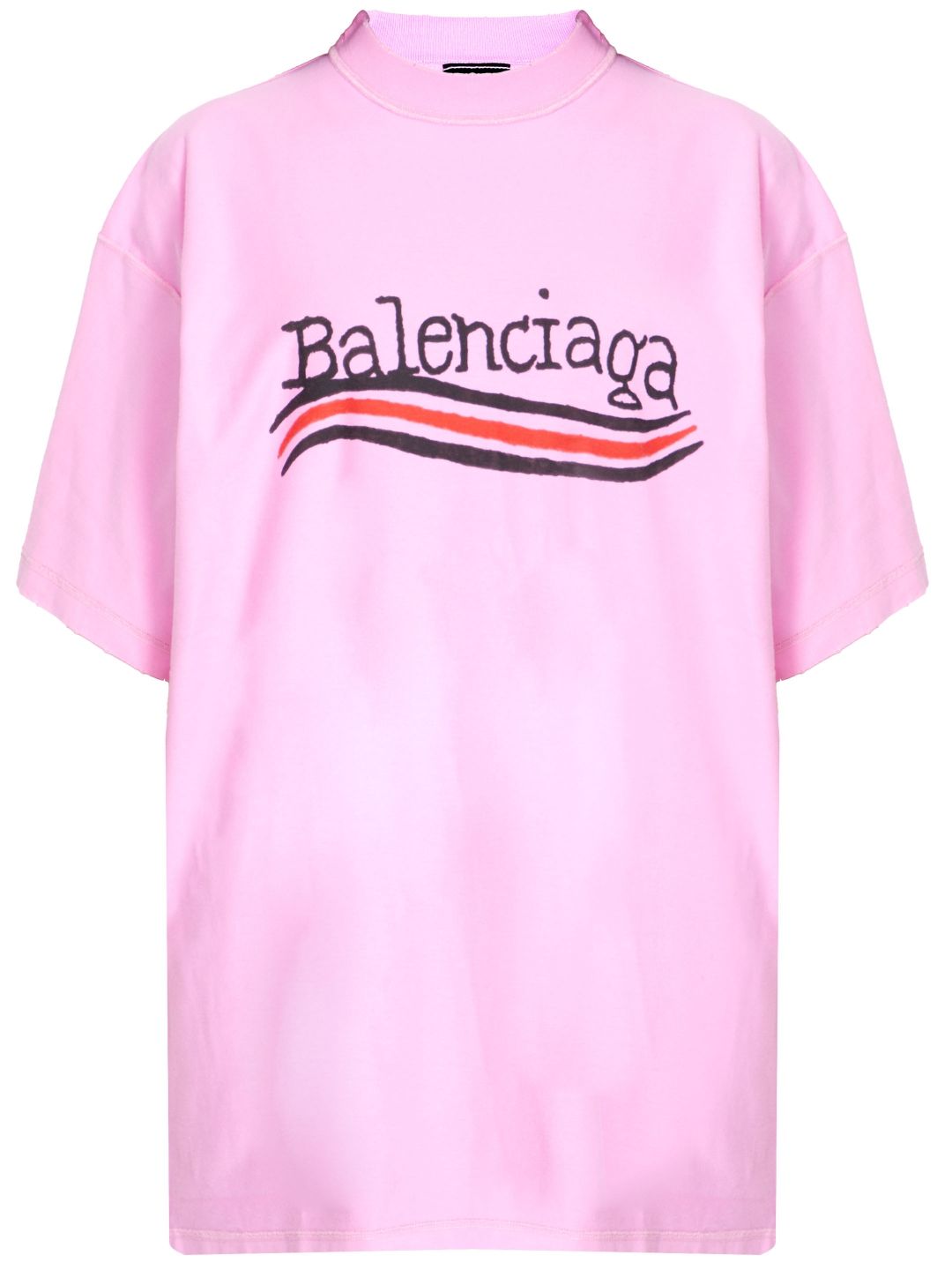 BALENCIAGA Men's Pink Inside Out T-Shirt for FW23