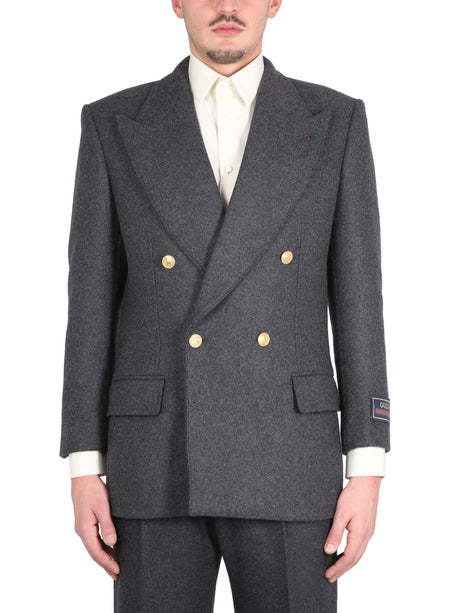 GUCCI Sophisticated Cashmere Blend Jacket for Men