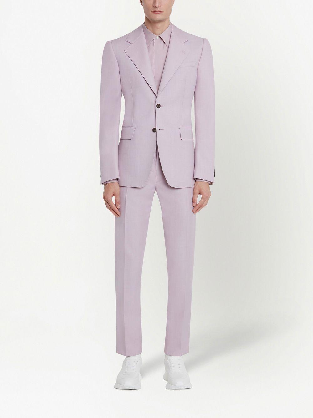 ALEXANDER MCQUEEN Dapper Pale Lilac Shoulder Jacket for Men