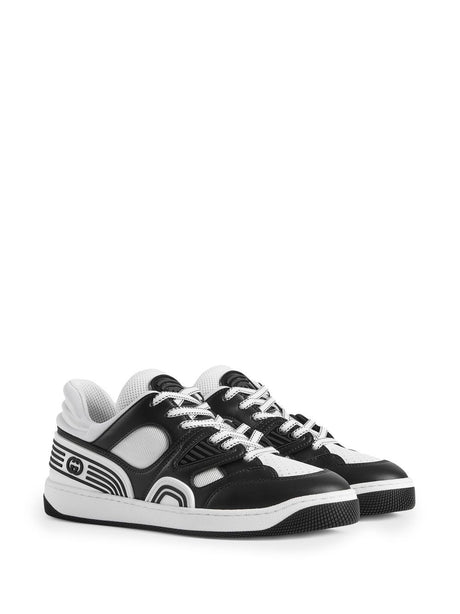 GUCCI Black and White Low Top Sneakers for Women - FW22 Collection