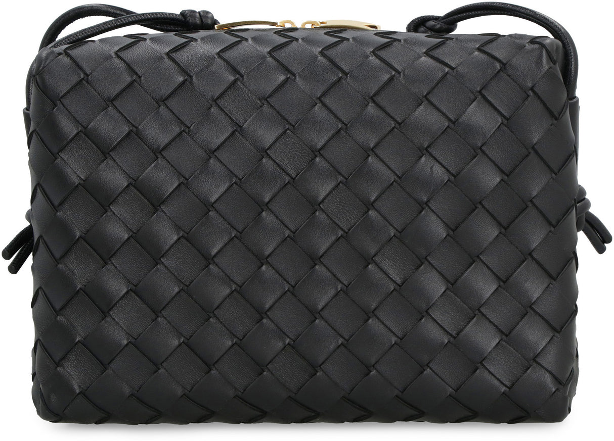 BOTTEGA VENETA Elegant Mini Camera Handbag with Intrecciato Design