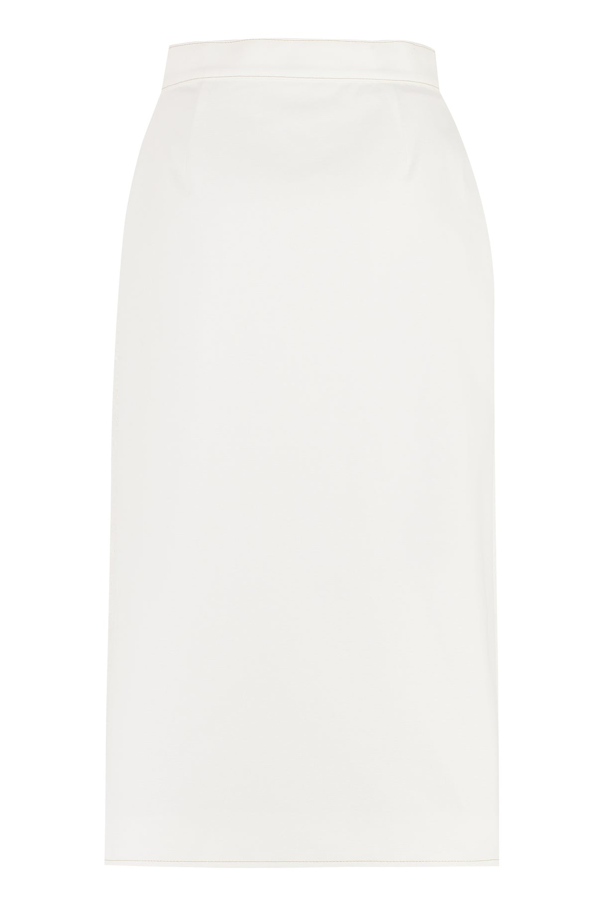 GUCCI Must-Have White Cotton Midi Skirt for Women - SS23 Collection