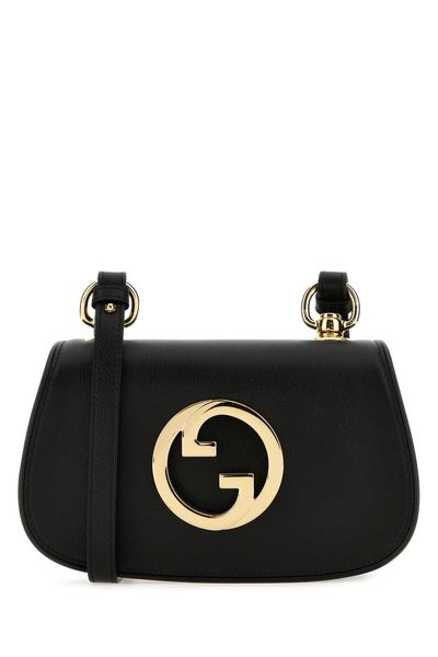 تناغم الأناقة: حقيبة جوتشي الصغيرة بتصميم بلوندي للمرأة باللون الأسود (FW24)