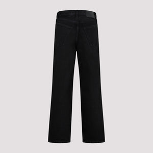 Women's Black Cotton Ankle Cut Jeans