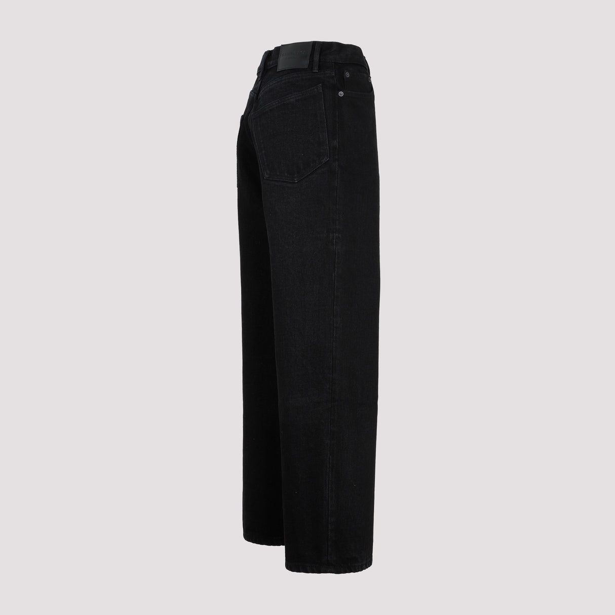 Women's Black Cotton Ankle Cut Jeans