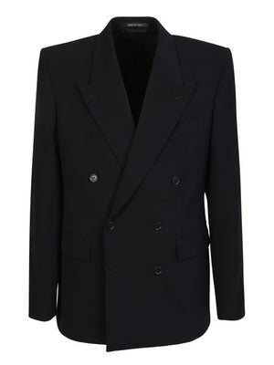 Women's Black Wool Jacket - SS23 Collection