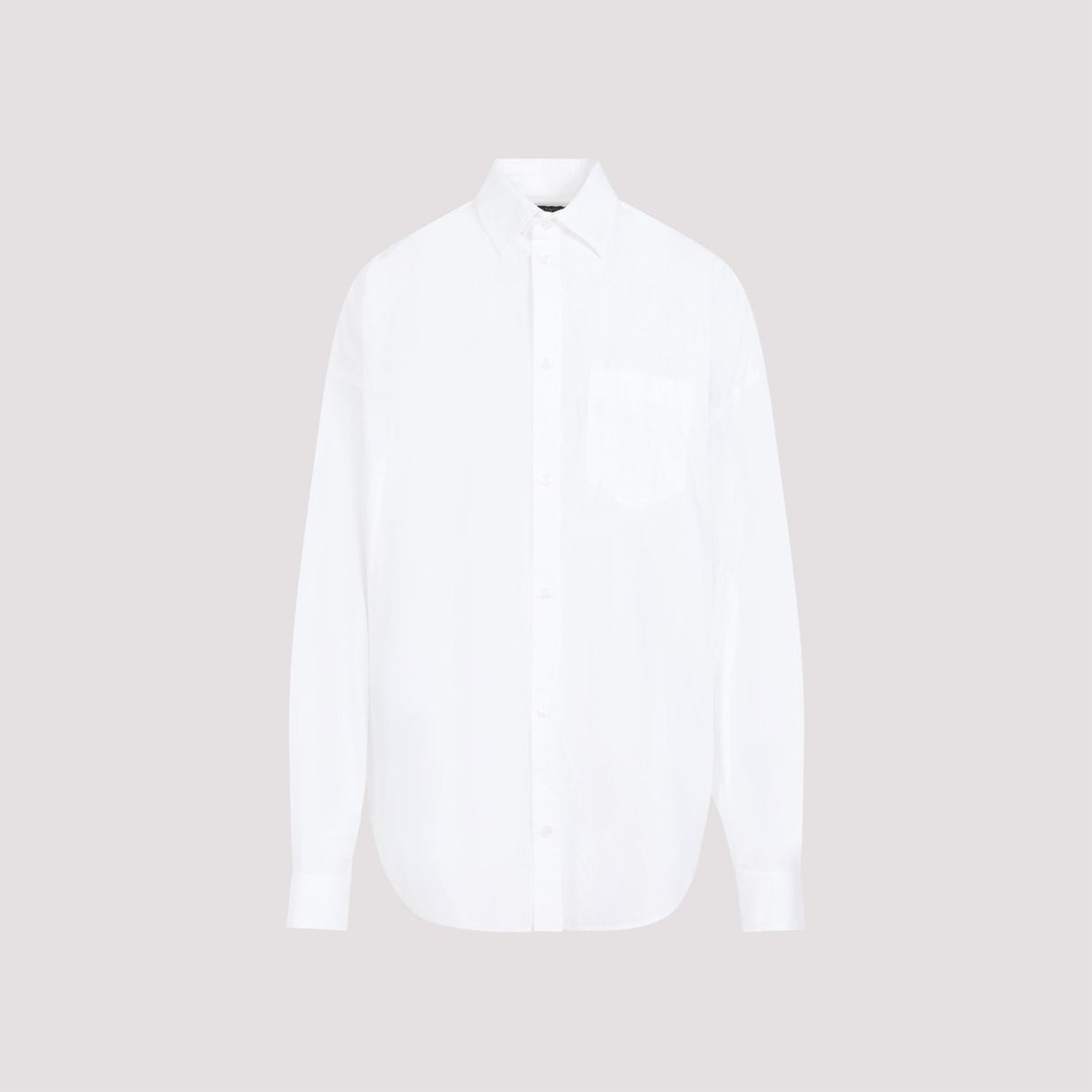 BALENCIAGA White Cocoon Shirt for Women | SS24 Collection