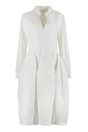 BOTTEGA VENETA Long Sleeve Mini Shirt Dress