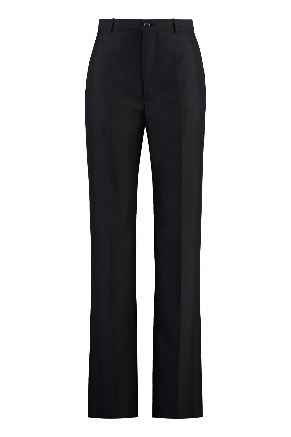 BALENCIAGA Women's Wool Trousers in Black - SS23