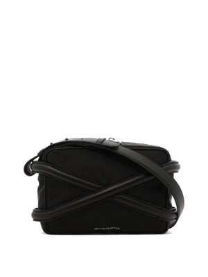 ALEXANDER MCQUEEN 24SS Black Men's Shoulder Messenger Bag