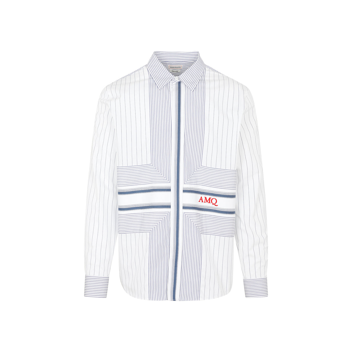 ALEXANDER MCQUEEN Classic White Cotton Shirt for Men - SS23 Collection