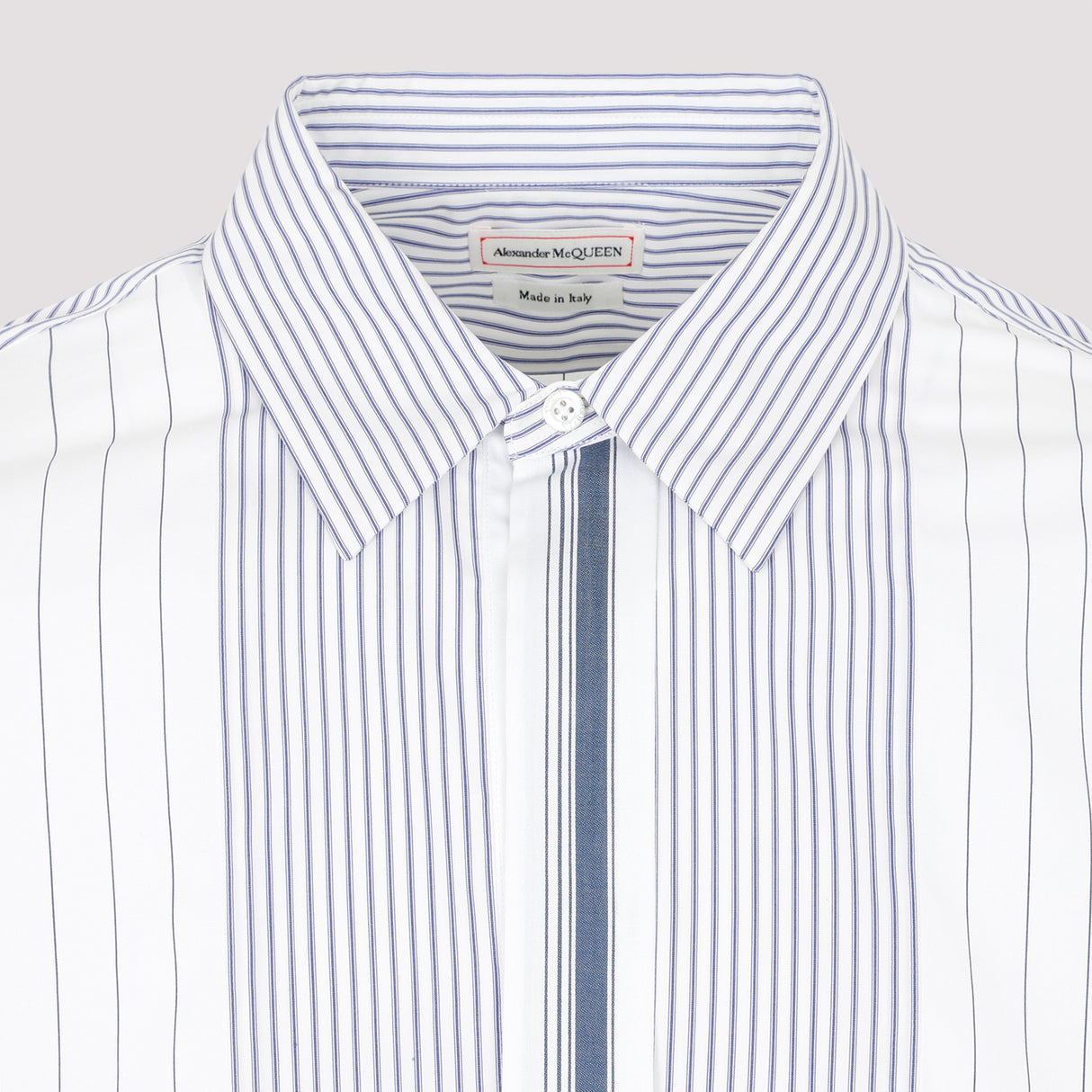 ALEXANDER MCQUEEN Classic White Cotton Shirt for Men - SS23 Collection