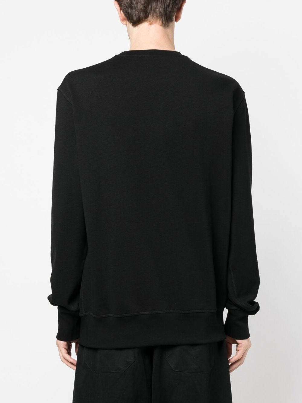 ALEXANDER MCQUEEN Modern Men's Designer Black and Mix Spray Sweatshirt - SS23 Collection