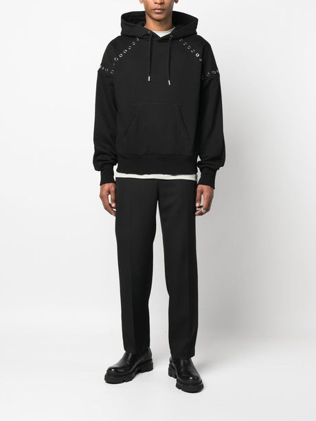 Áo hoodie lỗ nhãn hiệu Alexander McQueen - SS23