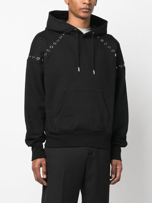 Áo hoodie lỗ nhãn hiệu Alexander McQueen - SS23