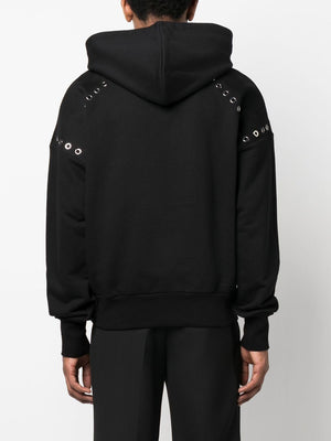 Áo hoodie lỗ nhãn hiệu Alexander McQueen - SS23