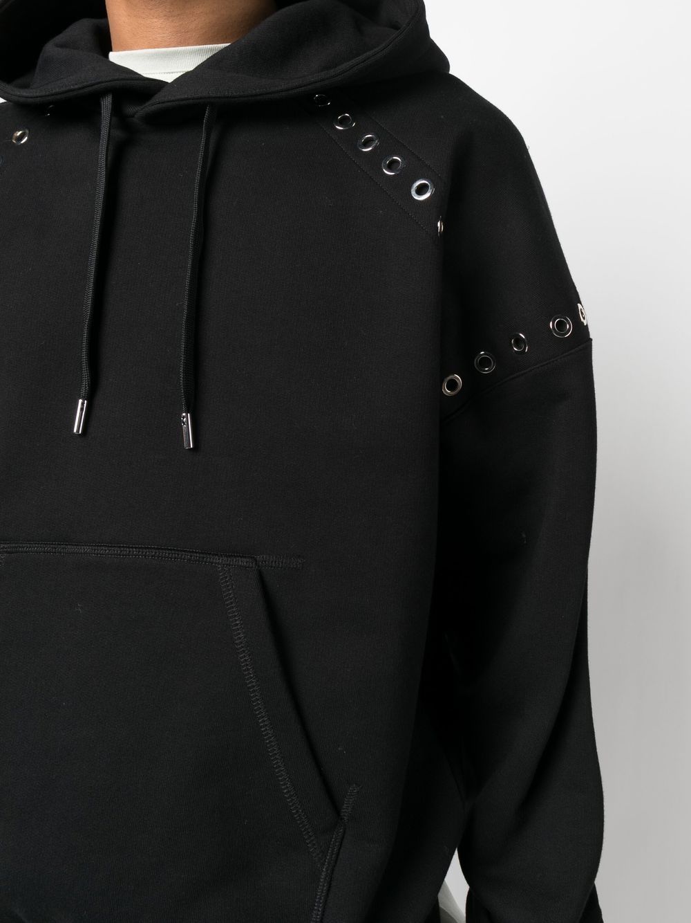 Áo hoodie lỗ nhãn hiệu Alexander McQueen - SS23