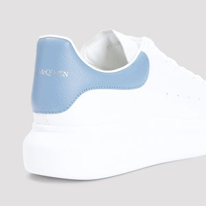 ALEXANDER MCQUEEN Elevated White Leather Sneakers