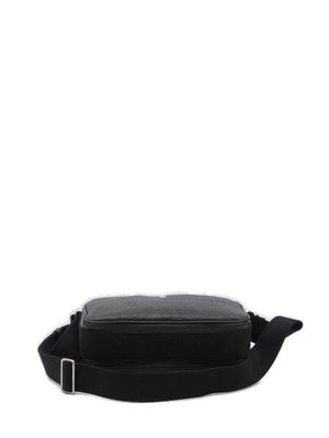 حقيبة يد جلدية سوداء للرجال - طراز المدينة من مجموعة ربيع/صيف 2024