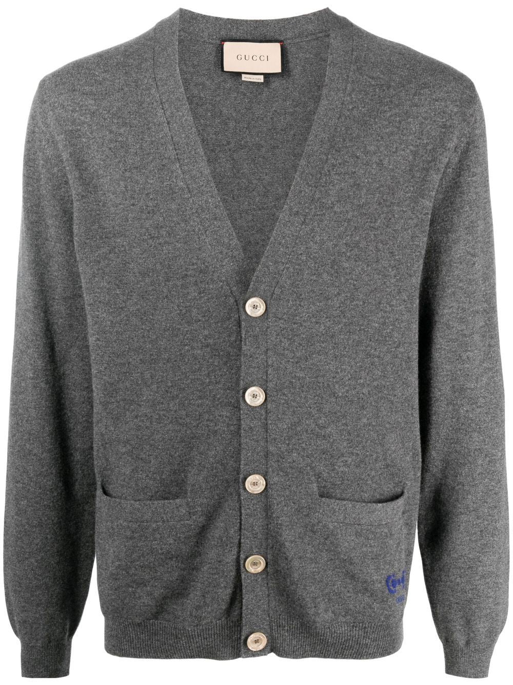 GUCCI Men's Fine Cashmere Cardigan for SS23 Season