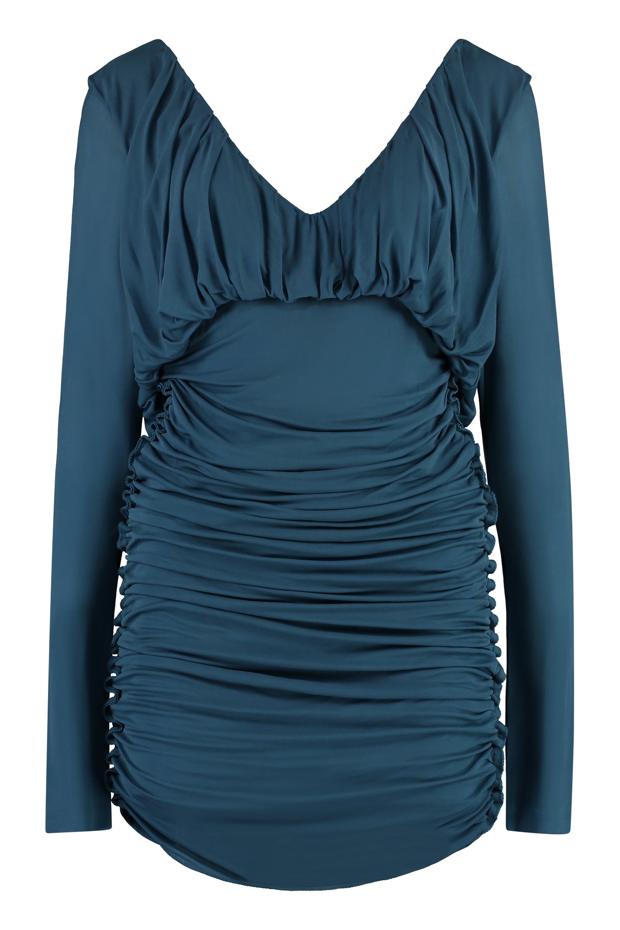 فستان نسائي منسوج بلون الأزرق لموسم الصيف ٢٠٢٣
