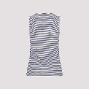 BOTTEGA VENETA Blue Viscose Tank Top for Women - SS23 Collection