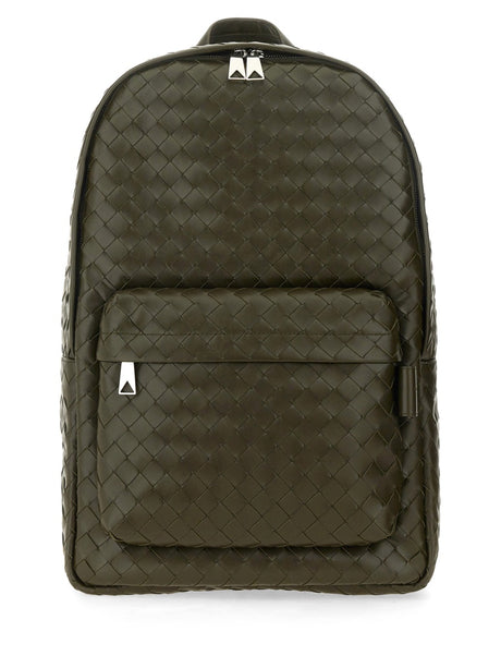 BOTTEGA VENETA Medium Woven Leather Backpack for Men