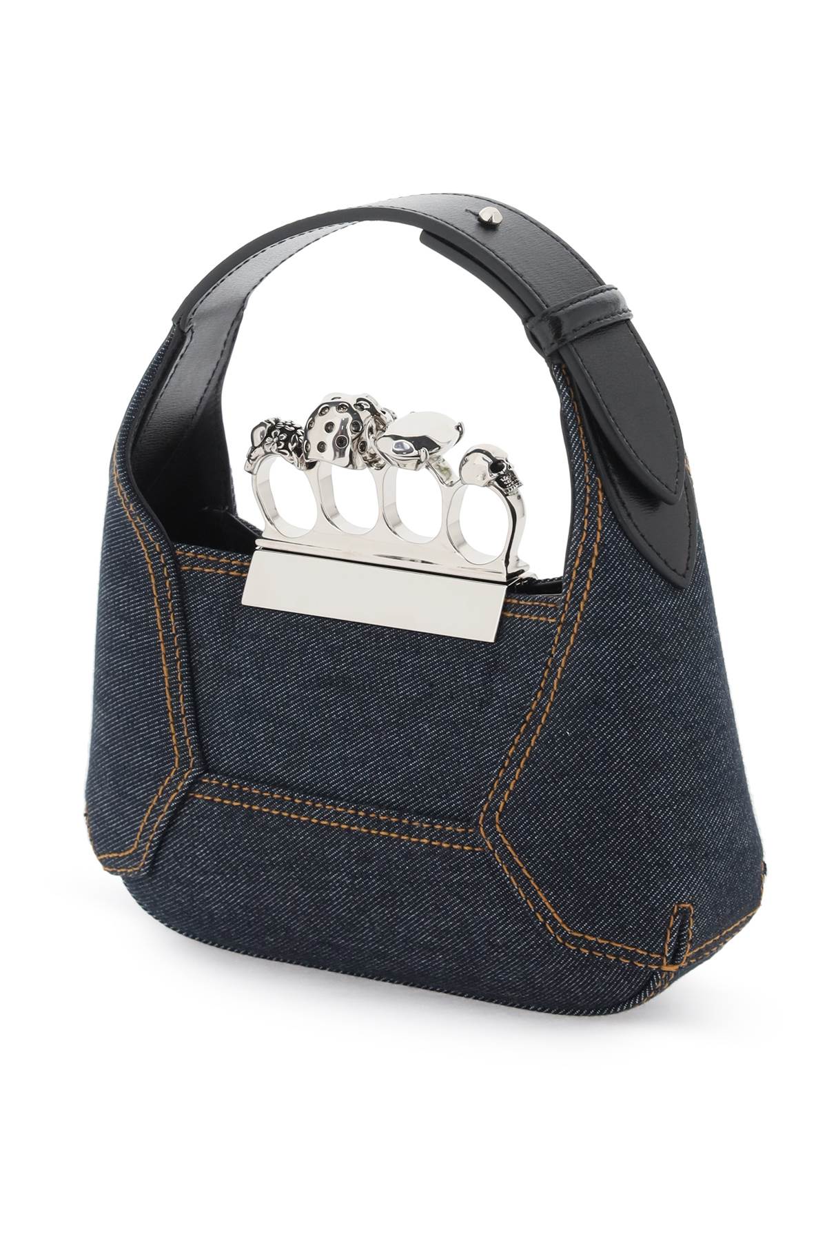 Hobo Handbag with Swarovski Rings - FW23 Collection