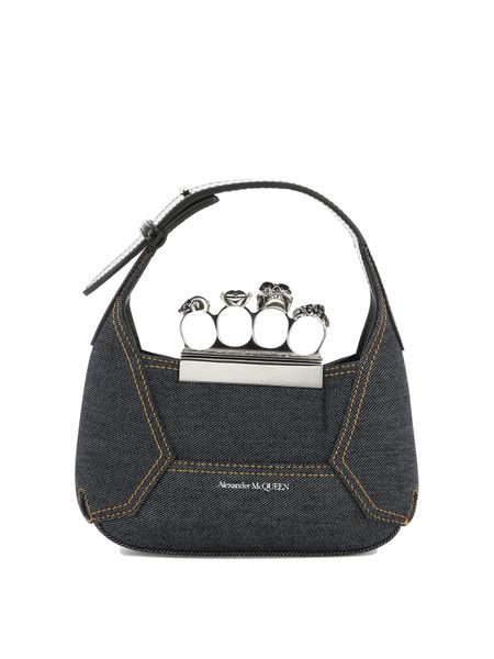 Hobo Handbag with Swarovski Rings - FW23 Collection