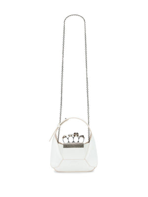 ALEXANDER MCQUEEN Mini Jewel-Encrusted Hobo Handbag