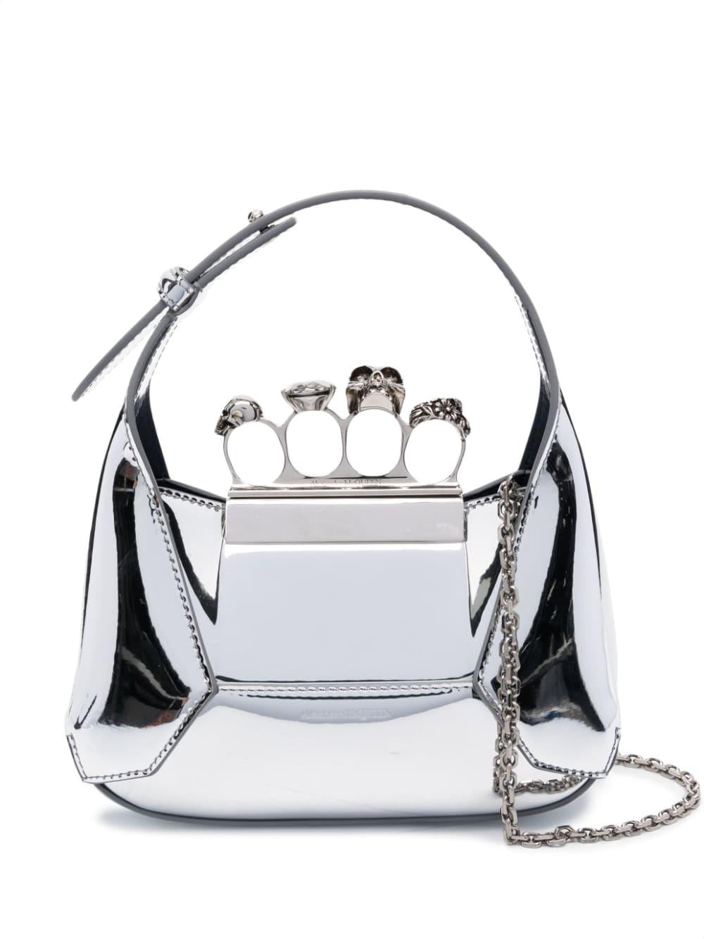 Túi đeo vai Alexander McQueen The Jewelled hobo trong mùa SS24 cho phái nữ