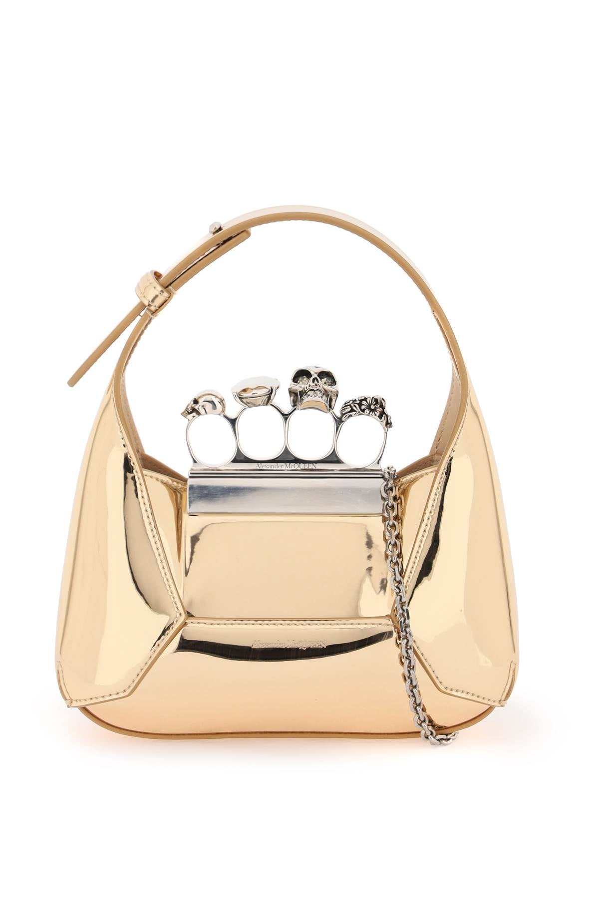 Túi đeo vai Alexander McQueen The Jewelled hobo trong mùa SS24 cho phái nữ