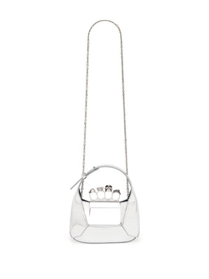 ALEXANDER MCQUEEN Mini Metallic Jewel Hobo Handbag