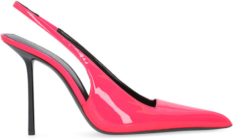 Slingback Pumps Patent Leather in Pink & Purple