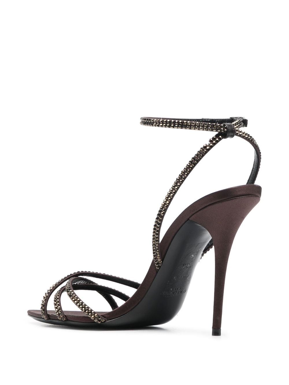 SAINT LAURENT Elegant Studded Leather Heels for Women - Ava 105 Sandals