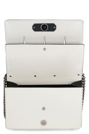 Black and Soft Ivory Shoulder and Crossbody Bag for Women