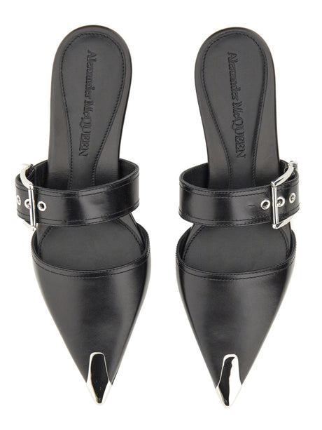 ALEXANDER MCQUEEN Mini Flat Punk Sandals