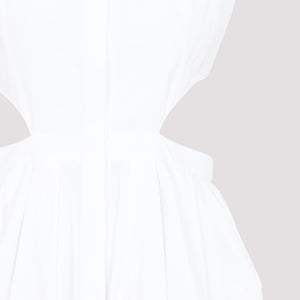 ALEXANDER MCQUEEN Stylish White Day Dress for Women - Perfect Addition to Your SS23 Wardrobe