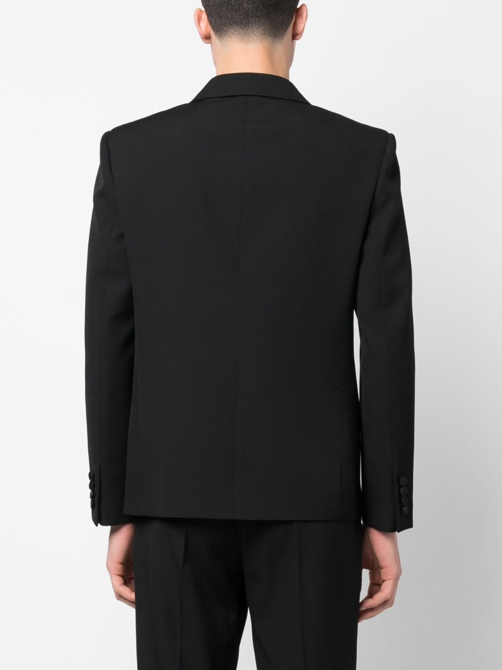 SAINT LAURENT Men's Double Breasted Tuxedo Jacket for the Fall/Winter of 2023