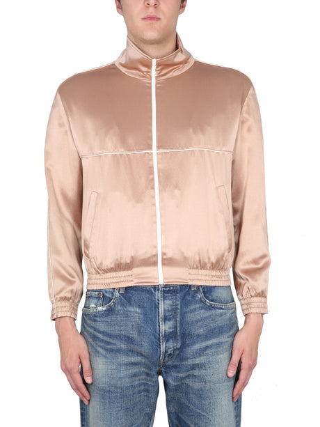 SAINT LAURENT Men's Organic Silk Teddy Jacket