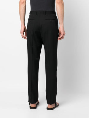 Men's Black Tailored Pants for FW23