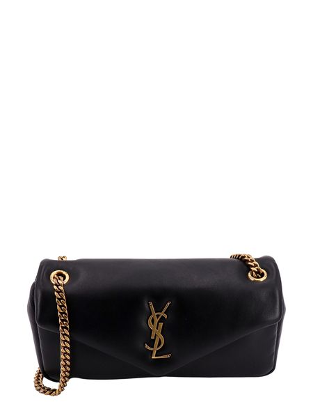 Túi xách vai tay Saint Laurent logo Calypso da đen dành cho phái nữ - Bộ sưu tập SS23