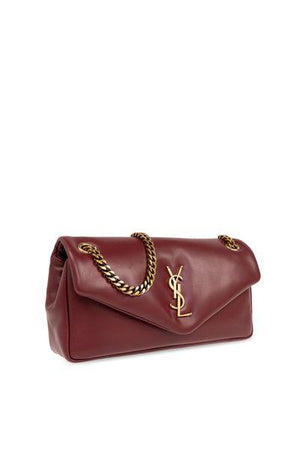 SAINT LAURENT Mini Calypso Leather Handbag