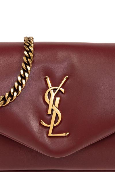 Túi xách vai tay Saint Laurent logo Calypso da đen dành cho phái nữ - Bộ sưu tập SS23